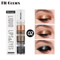 Fit Colors 3-in-1 Shimmer Glitter Liquid Eyeshadow & Lip Gloss