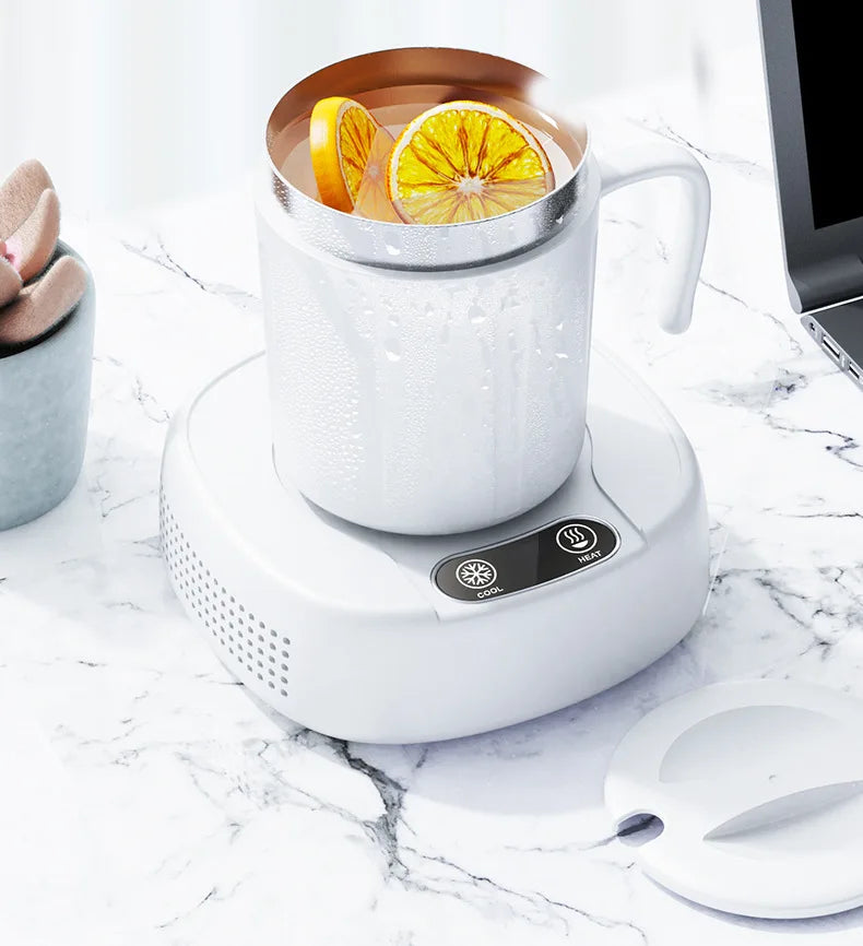 Electric Cooling & Warming Drink Coaster – Hot & Cold Dual Mode