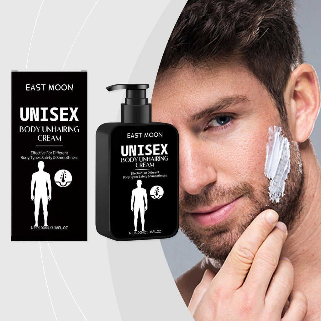 East Moon Painless Hair Removal Cream & Growth Inhibitor 100ml Hair Removal Cream Oasis Select