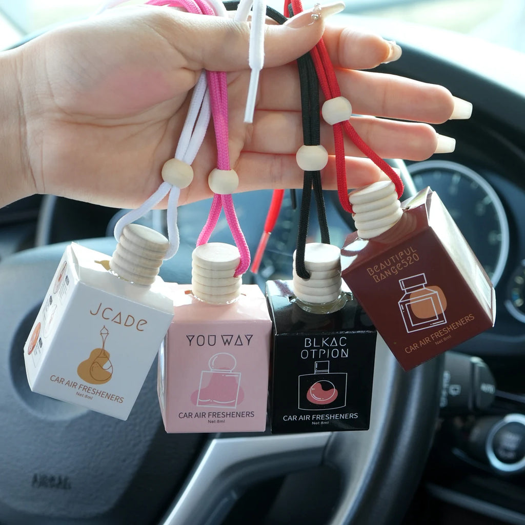 FORMBO 4-Pack Hanging Car Air Freshener – Long-Lasting Scent Car Air Freshener Oasis Select 4pcs