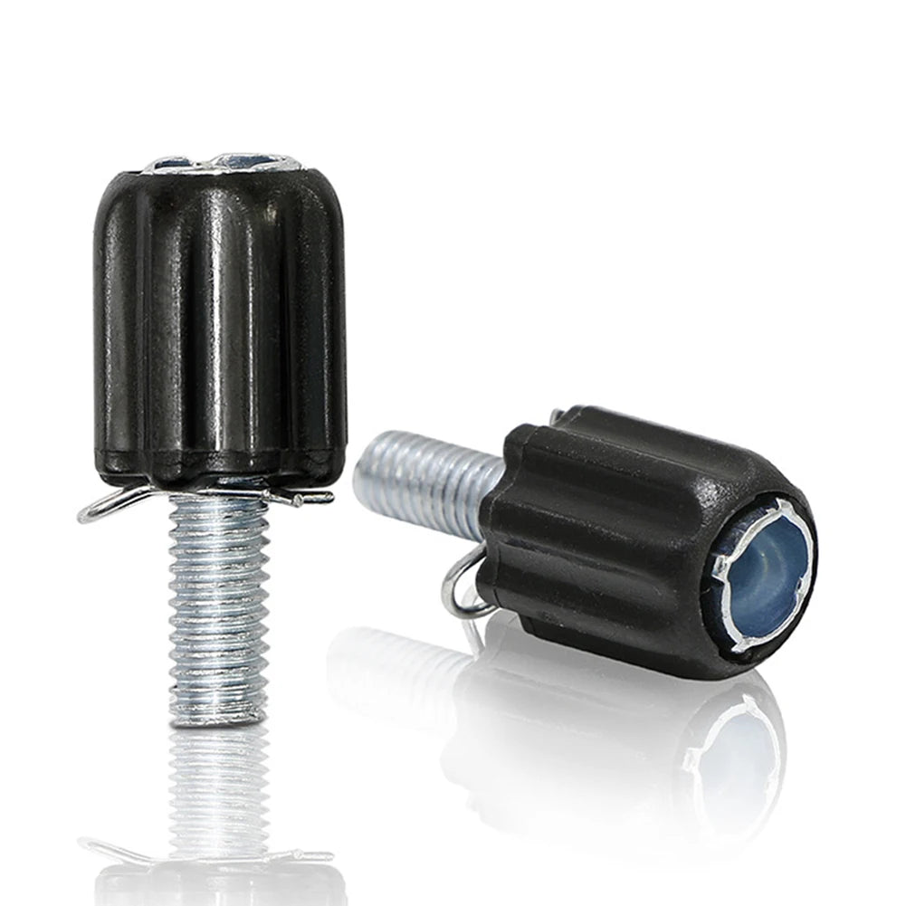 2PCS Bicycle Gear Cable-Barrel Adjuster Screw M5 Threaded Downtube Derailleur Bolt Steel+ABS 26x12mm Cycling Accessories Oasis Select