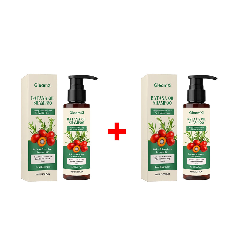 Batana Oil Shampoo with Rosemary Anti-Breakage Repair Split Ends Damaged Hair Oil Control Volumizing Shampoo for Dry Hair Oasis Select 2pcs