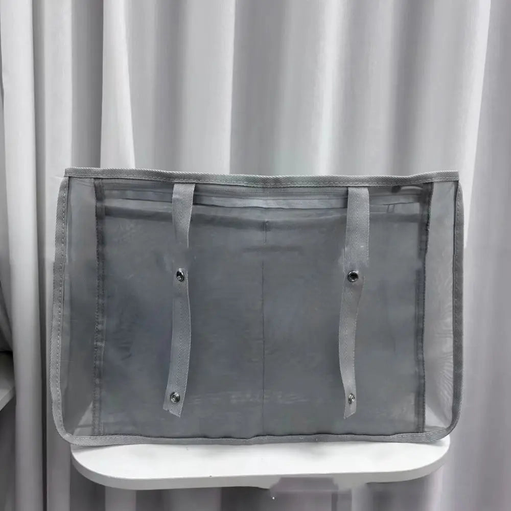 Sandproof Beach Tote Organizer Insert Breathable Handle Buckle Beach Handbag Inner Bag Transparent Large Capacity Oasis Select
