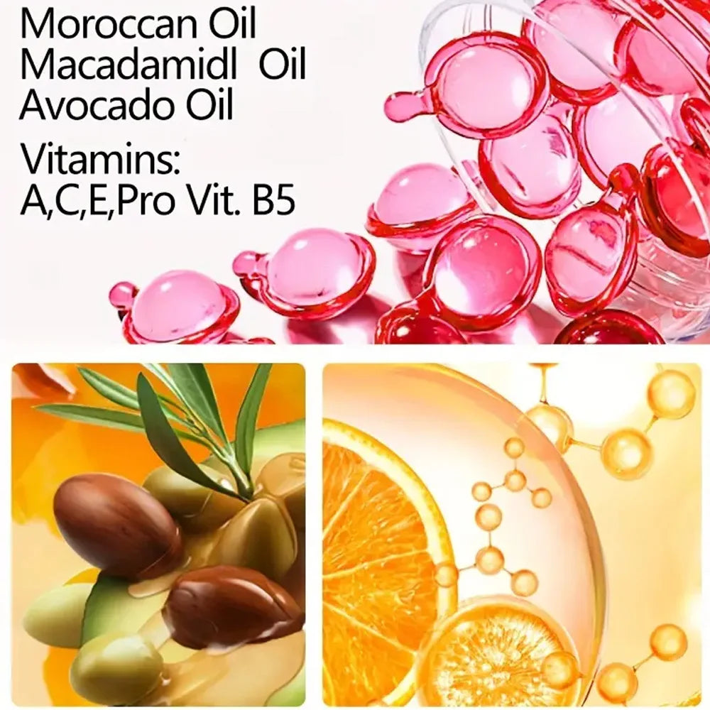 Arvazallia Argan Oil Leave-In Hair Treatment Capsules 80ct Leave-In Hair Treatment Oasis Select
