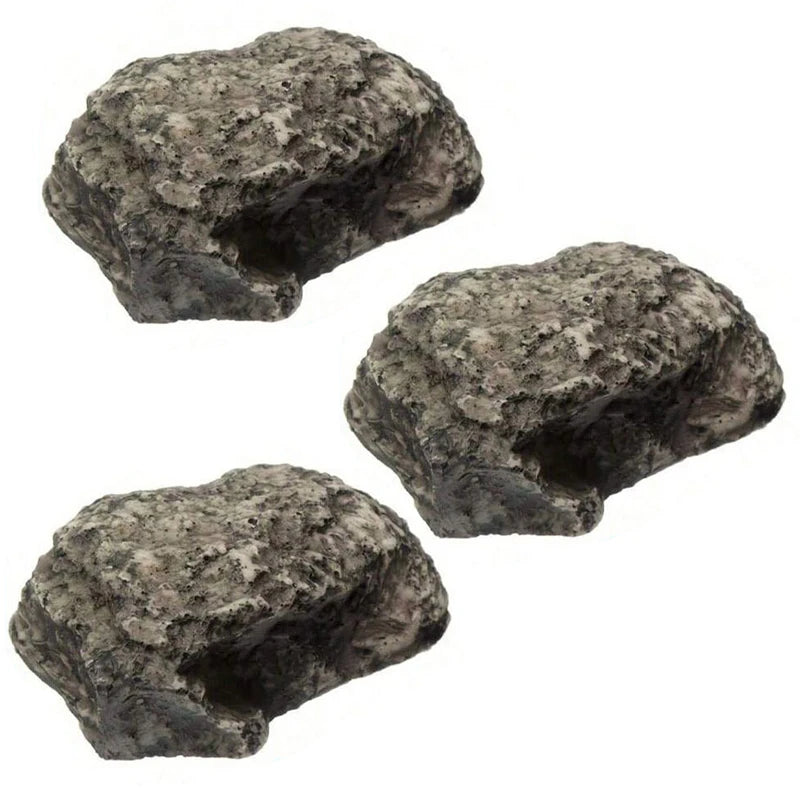 Simulation Stone Key Box Creative Hide Keys in Stone Safety Storage Box Outdoor Garden Hidden Fake Rock Shape Key Safeking Tool Oasis Select 3PCS