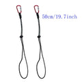 29/50cm Anti-Loss Tool Lanyard with Carabiner Hook for Screwdrivers Wrenches at Height Fishing Rod Flashlight Tool Tether Oasis Select 50cmPcs2