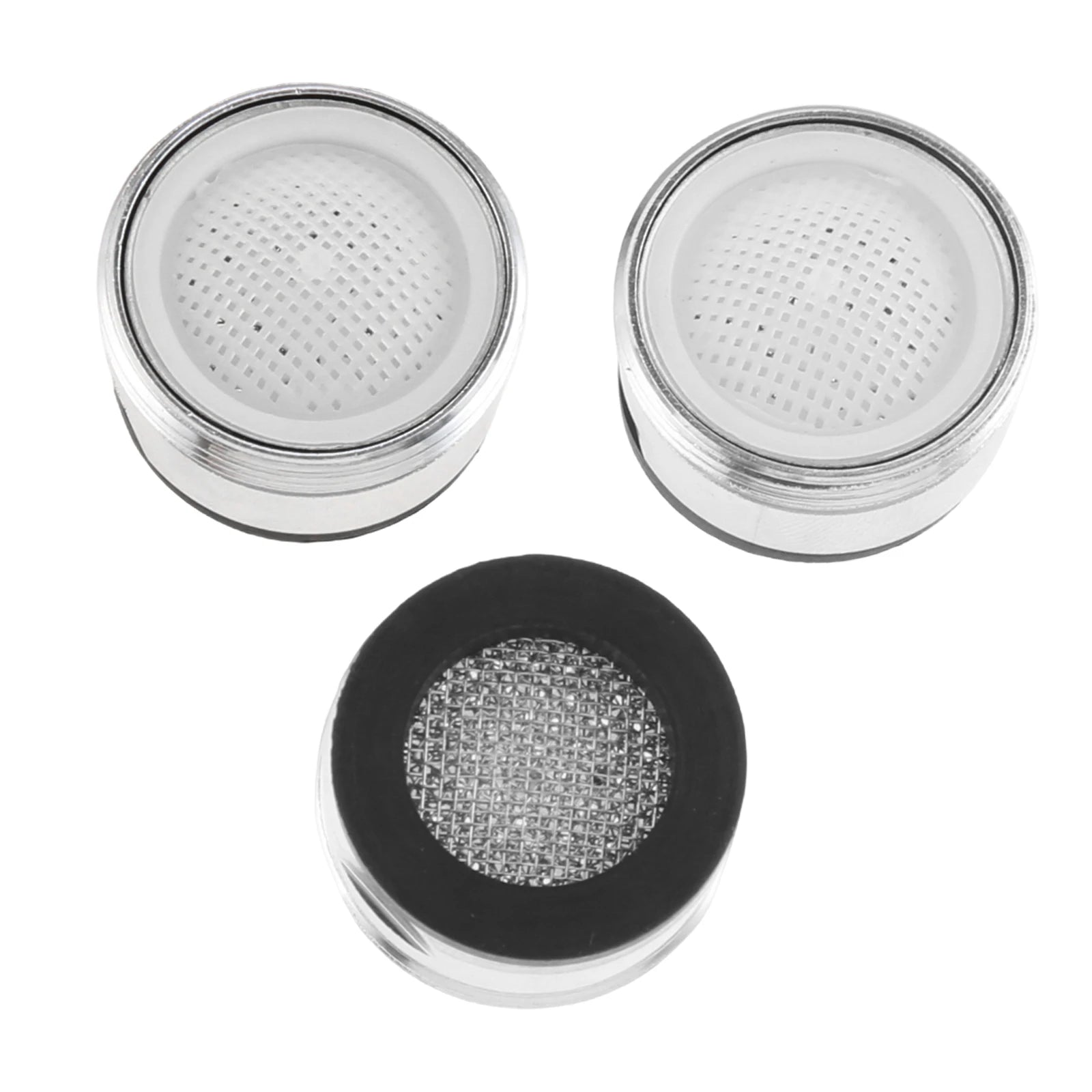 3/4/6PCS M24 Brass Faucet Aerator with 304SS Filter Anti-Splash Water Saving Tap Bubbler with O-Rings for Bathroom Faucet Oasis Select 3pcs
