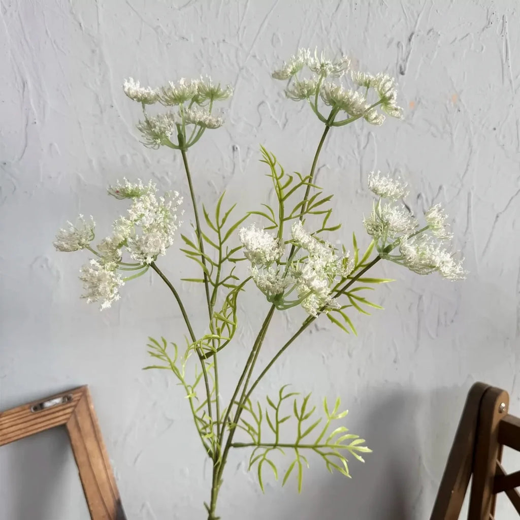 Artificial Lace Foam Flowers 80cm Faux Silk Blooms Home Decor Wedding Photography Props Restaurant Greenery Decorations Oasis Select
