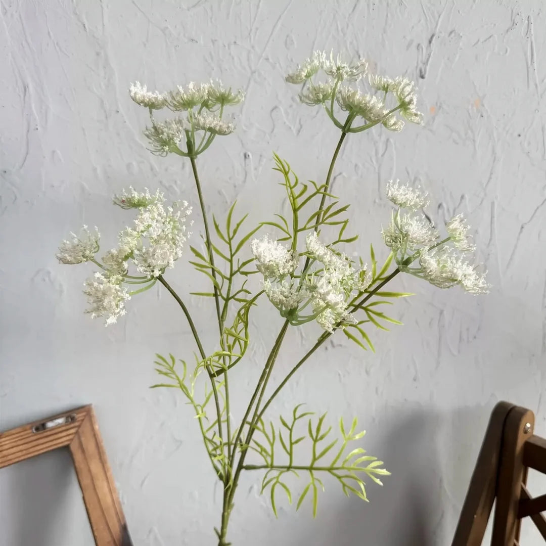 Artificial Lace Foam Flowers 80cm Faux Silk Blooms Home Decor Wedding Photography Props Restaurant Greenery Decorations Oasis Select