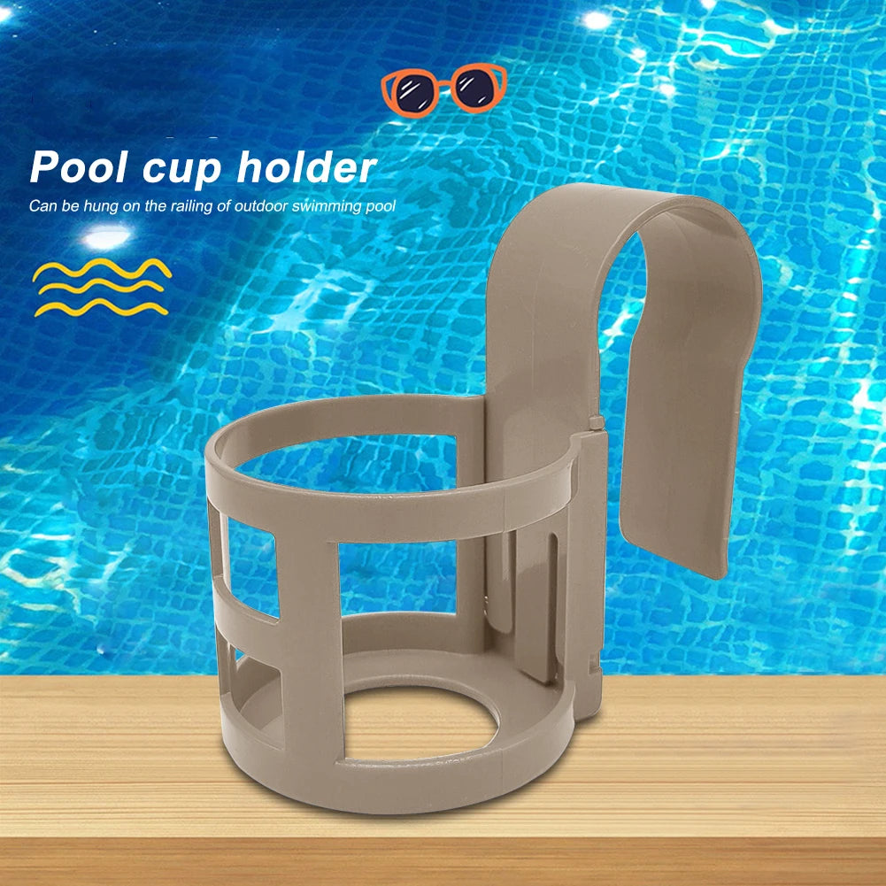 Poolside Cup Holder – Hanging Drink Rack for Pool Rails 1-5 Pack Pool Cup Holder Oasis Select
