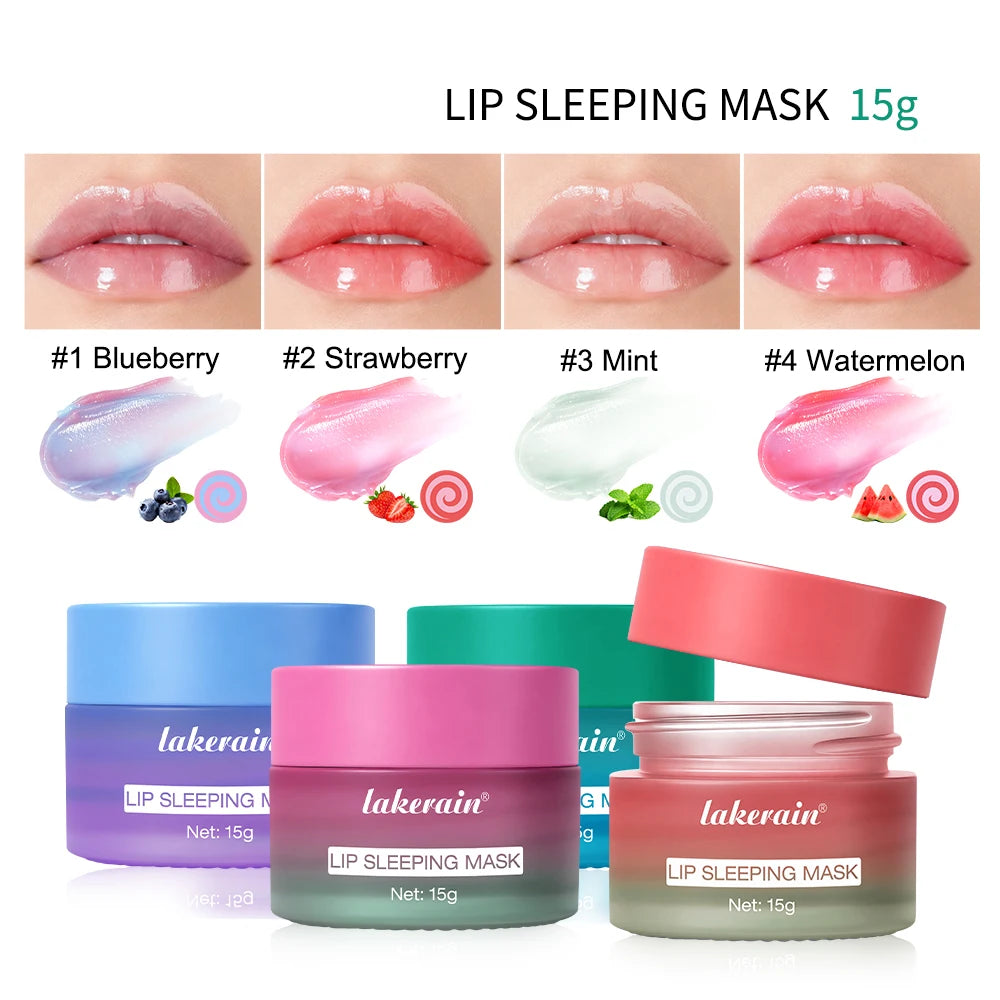 Blueberry Overnight Lip Sleeping Mask – Hydrating Dual-Color