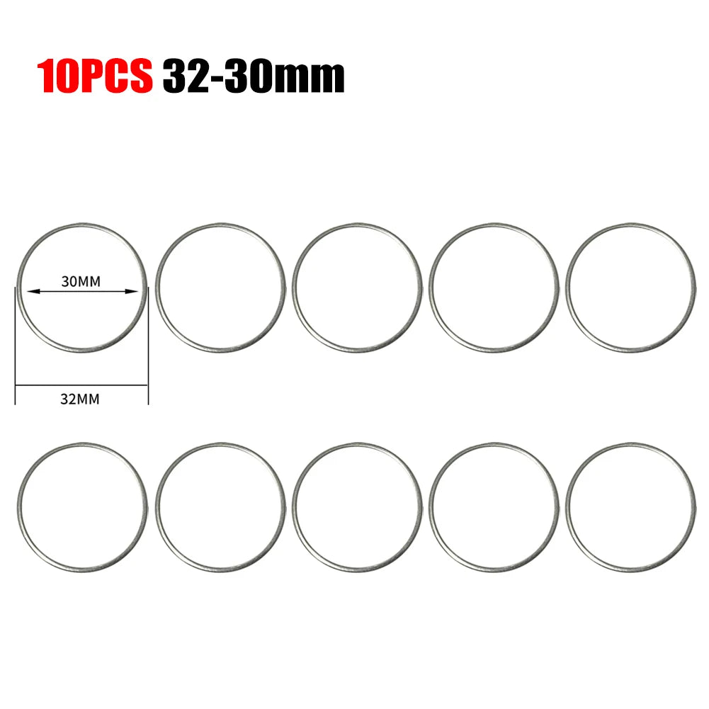  10pc Circular Saw Blade Reducing Rings Conversion Set For Ring 16/20/22/25.4/30/32MM Cutting Disc Grinder Woodworking Tools Oasis Select 32-30MM