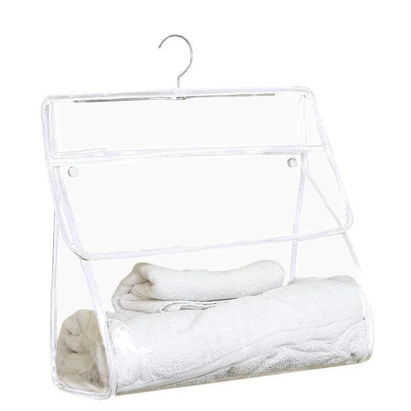 Waterproof Hanging Bathroom Bag Mobile Phone Clothing Storage Bag Cosmetic Storage Bag Transparent Wash Bag Oasis Select Ivory XL 1-5 Cells