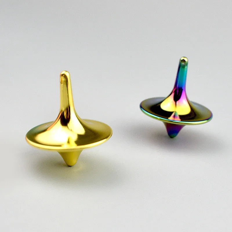 Metal Gyroscope Spinning Top Fidget Toy – Stress Relief Gift Fidget Gyroscope Toy Oasis Select