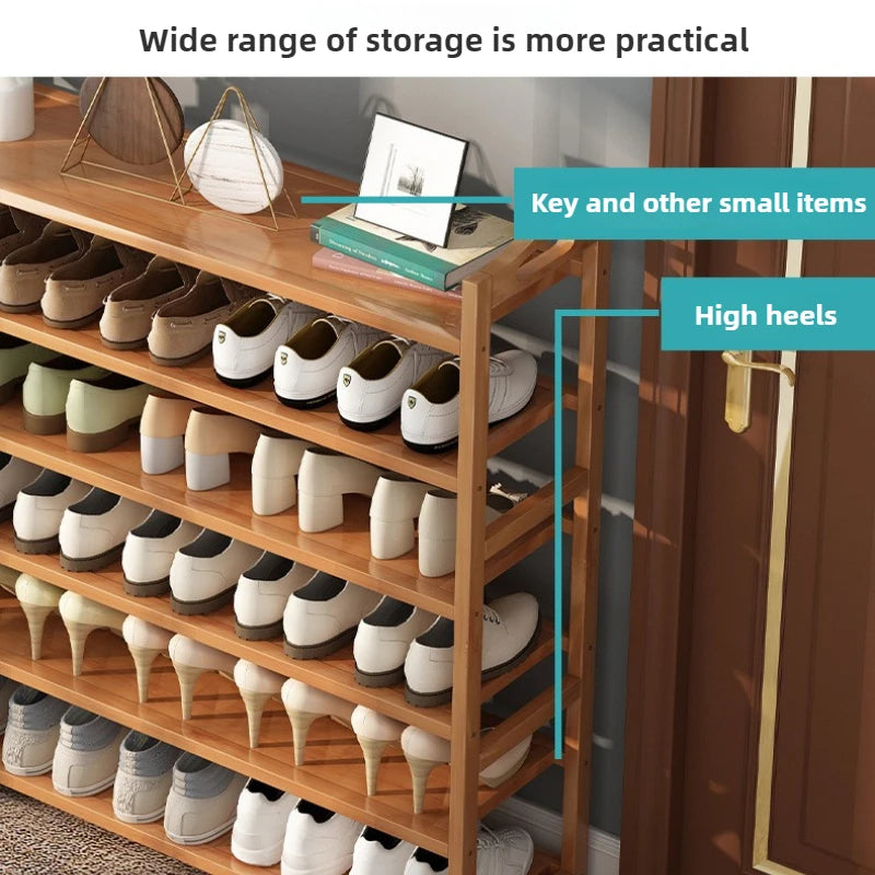 Simple household floor standing shoe rack, multi-layer space saving dormitory storage, economical small shoe cabinet Oasis Select