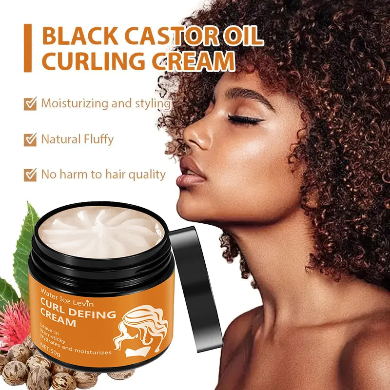 Black Castor Oil Curl Styling Cream – 50g Moisturizing Formula Curl Styling Cream Oasis Select