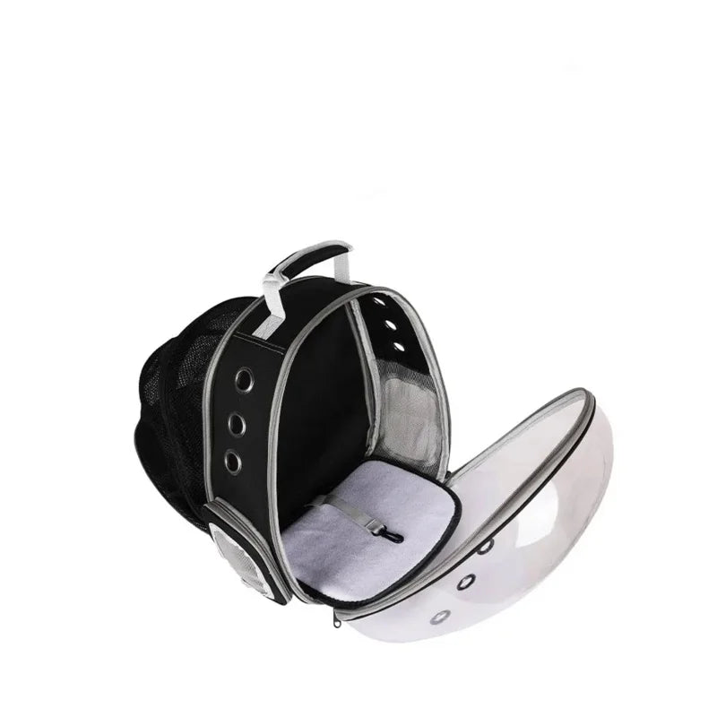 Cat Carrier Bag Breathable Pet Backpack Expansion Bag Outside Portable Transparent Space Capsule Carrier Bag For Small Dog Cats Oasis Select