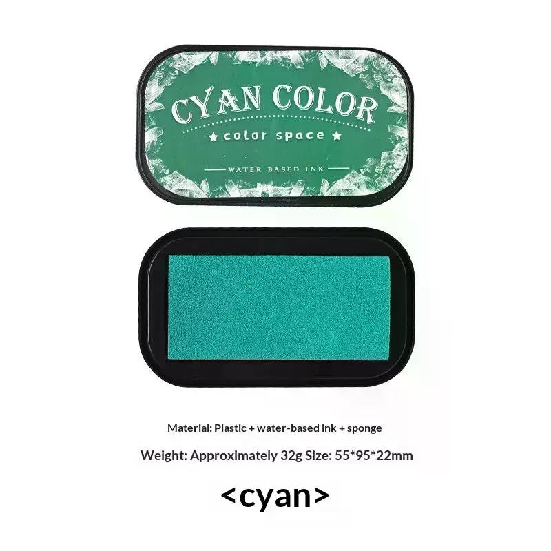 Water-Based Ink Sponge Inkpad for Stamping, Scrapbook & Planner