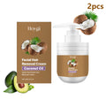 Hoygi Facial Hair Removal Cream for Sensitive Skin Care Upper Lip Hair Removal Coconut Oil Moisturizing Facial Depilatory Cream Oasis Select 2pcs