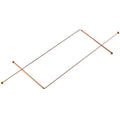 2PCS Divining Water Pure Copper Ghost hunting equipment 99.9% Copper Dowsing rods Divining Rods Ghost Hunting Oasis Select 2pcs
