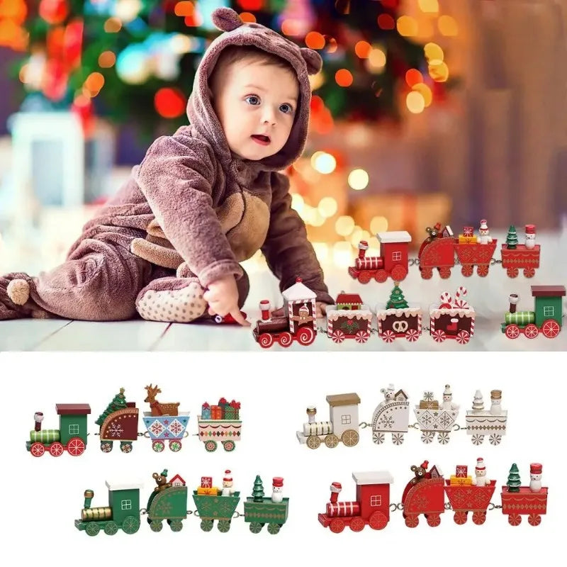 Christmas Decorations for Home Cristmas Ornament Christmas Train Merry Xmas Navidad Noel Gifts Happy New Year Oasis Select