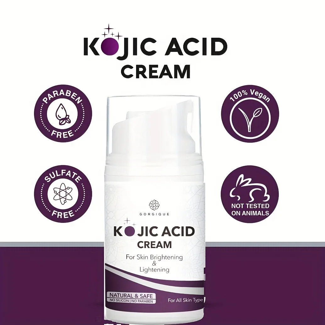 Kojic Acid Face Cream – Niacinamide, Vitamin E & Hyaluronic Acid Brightening Face Cream Oasis Select