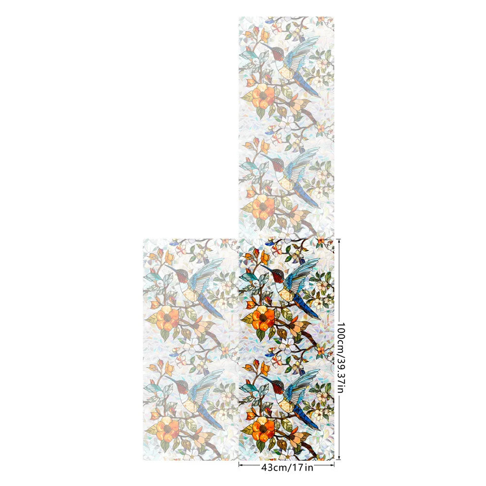 Double-sided Colored Electrostatic Glass Tape Bird Repellent