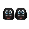 2-Pack Cartoon Smiley Face Car Headrest Covers – Washable Car Headrest Cover Oasis Select 04