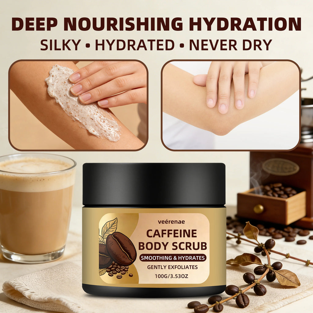 veérenae Caffeine Coffee Body Scrub – Smooth & Radiant Skin
