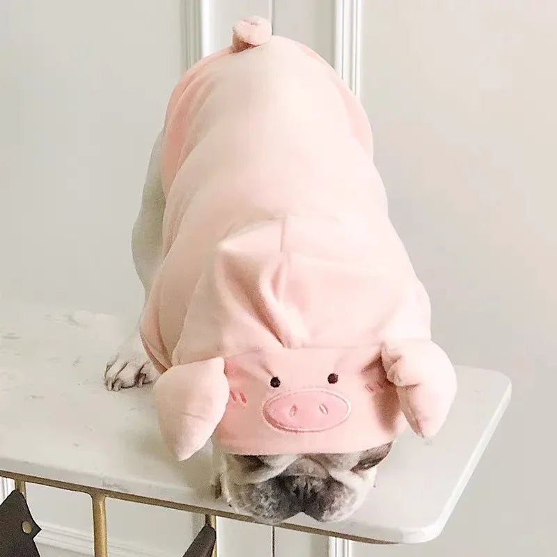 Dog Clothes for Small Medium Dogs Cow Pig Styling Outfit for French Bulldog Pet Puppy Clothing Funny Halloween Xams Dog Costume Oasis Select