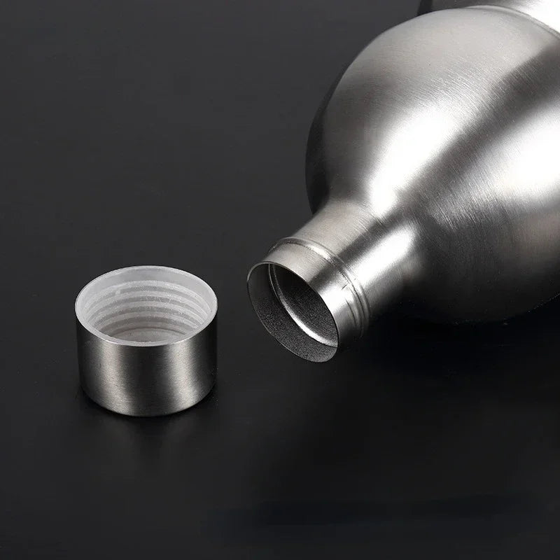 Portable Hip Flask Wine Jug Gourd Bottle, 500ml 1500ml 2500ml Water Stainless Steel for Outdoor Boating Bday Accessories Gift Oasis Select