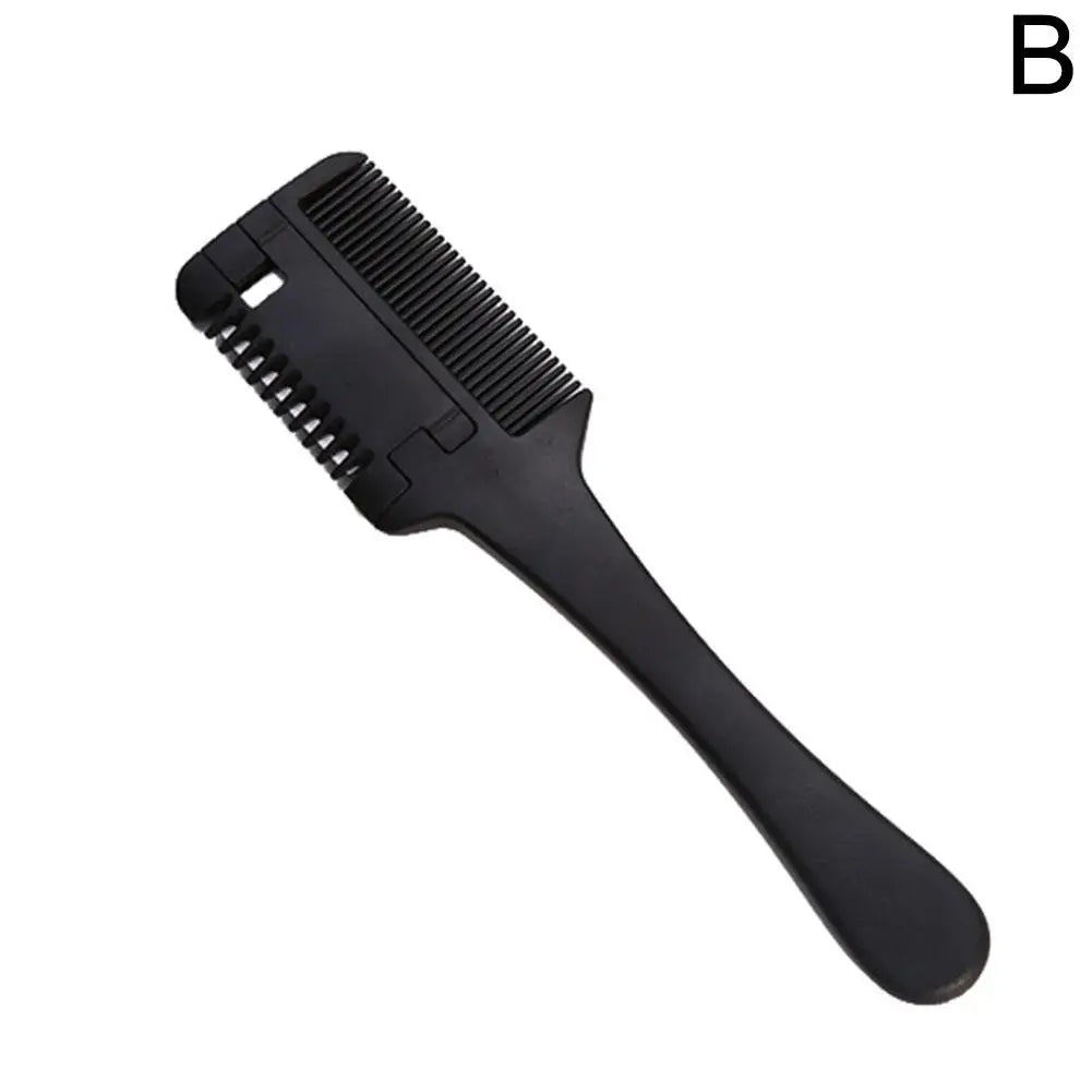 Double-Sided Hair Thinning Razor Comb – Trim & Style at Home Hair Thinning Razor Comb Oasis Select black