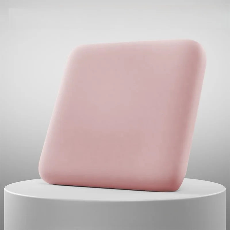1pc Ergonomic Memory Foam Seat Cushion, Slow Rebound, Anti-Flatten Design,Ideal for Office Chairs, Office Chair Accessory Oasis Select Pink 40x40cm