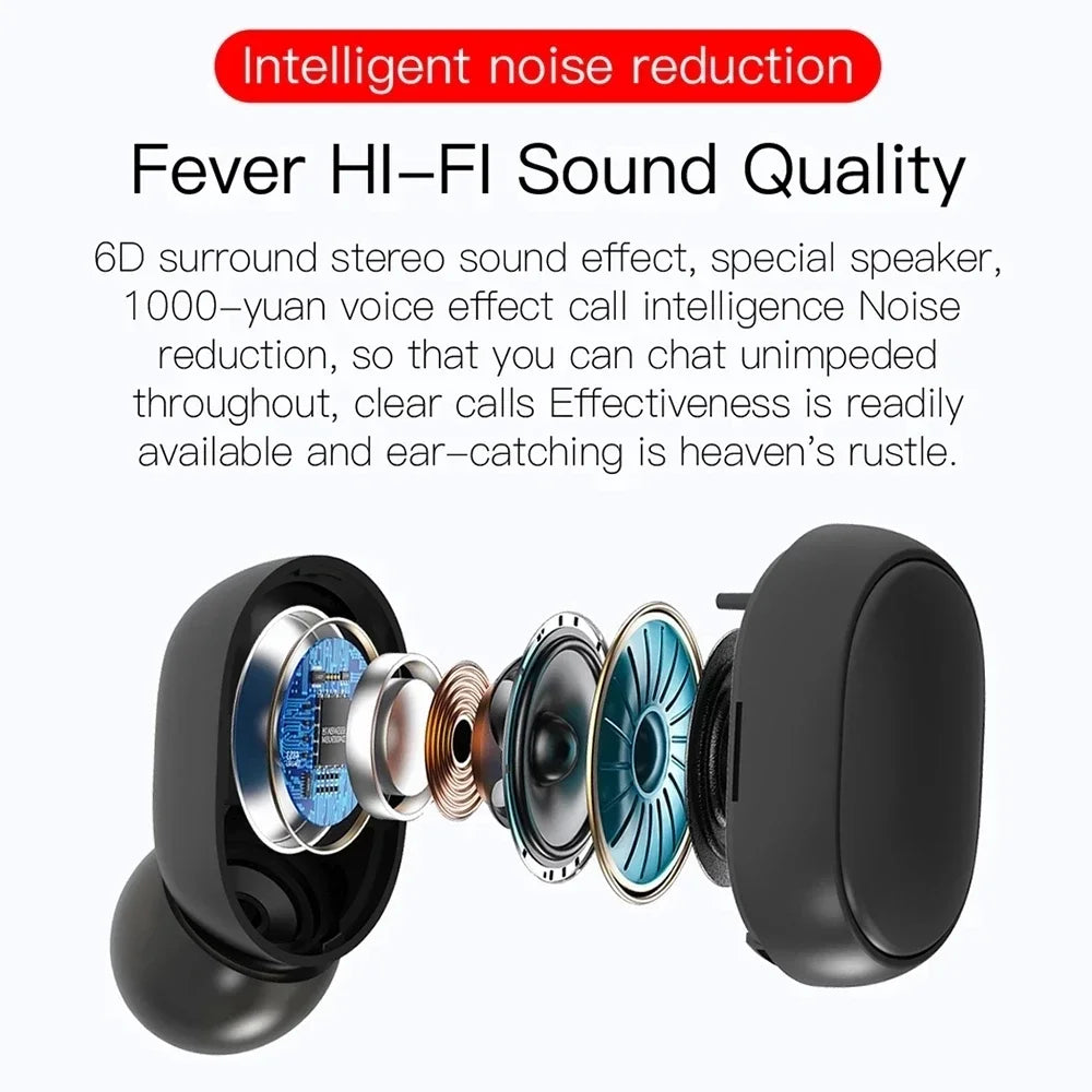 TWS Wireless Bluetooth Headset Bluetooth Earphones Wireless Bluetooth Headset Sport Headphones LED Earbuds with Mic Oasis Select