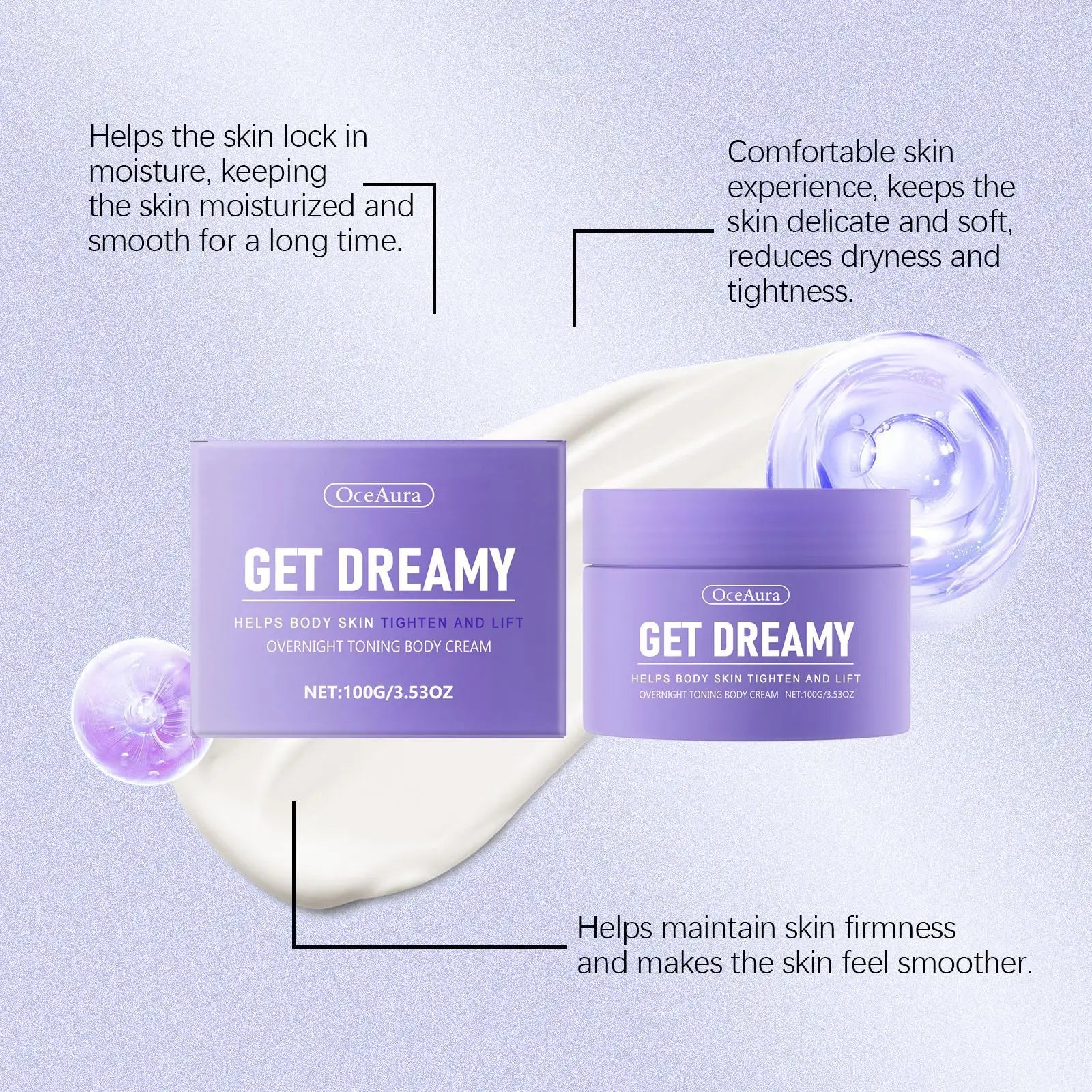 OceAura Body Firming Cream – Tighten, Lift & Smooth Skin 100g Body Firming Cream Oasis Select