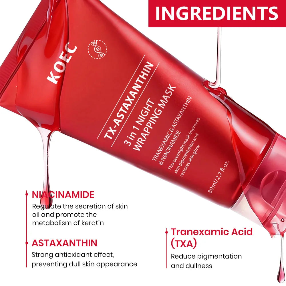 Astaxanthin Overnight Wrapping Peel Mask – Deep Moisturizing