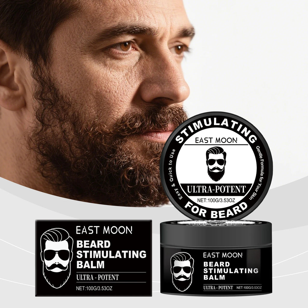 Men's Beard Care Balm – Softens Beards, Deep Nourishment, Soothes Redness, Non-Irritating, Suitable for Sensitive Skin Oasis Select