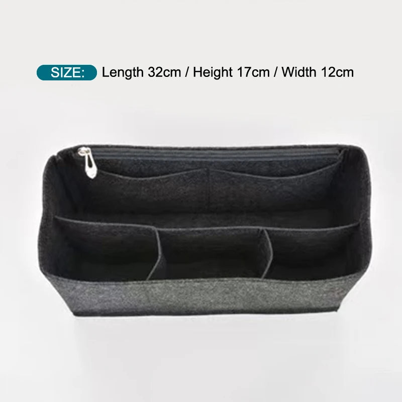 Felt Purse Organizer Insert – Bag Shaper & Storage Liner