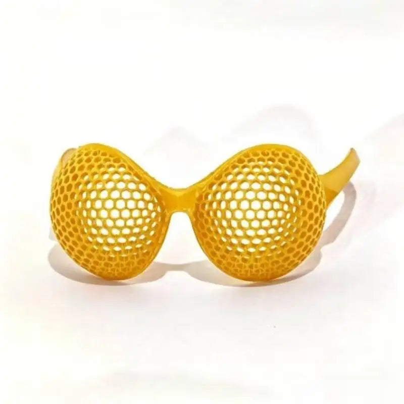Funny Creative 3D Printed Eye Glasses Colorful Fashion Hollow Compound Eye Glasses For Party Photo Props Glasses Oasis Select S F