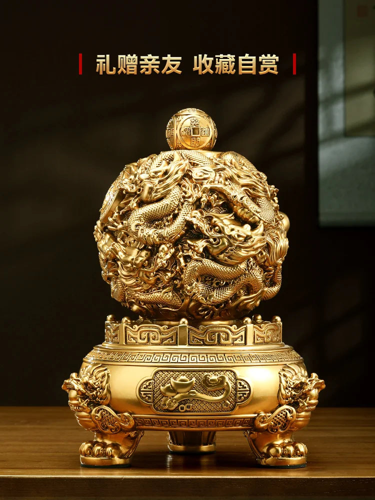 Fortune to turn the dragon turn the universe adornment adornment adornment office desktop store opening gift Oasis Select