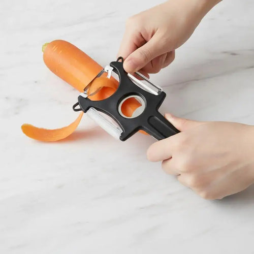 6 In 1 Creative Stainless Steel Fruit Peeler Handheld Vegetable Peeling Tool Plastic Separator Fruit Cutter Kitchen Tools Oasis Select