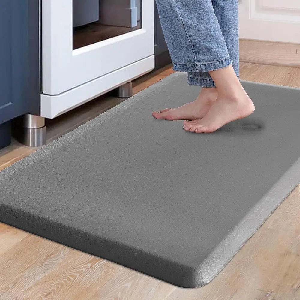 New Long strip thickened kitchen water and oil absorbent floor mat flannel non-slip dirt-resistant foot mat entrance door mat Oasis Select Grey 44x70cm