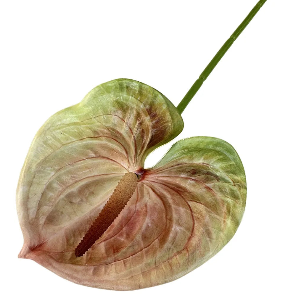 Artificial Anthurium 60cm Soft Rubber Faux Flower | Real Touch
