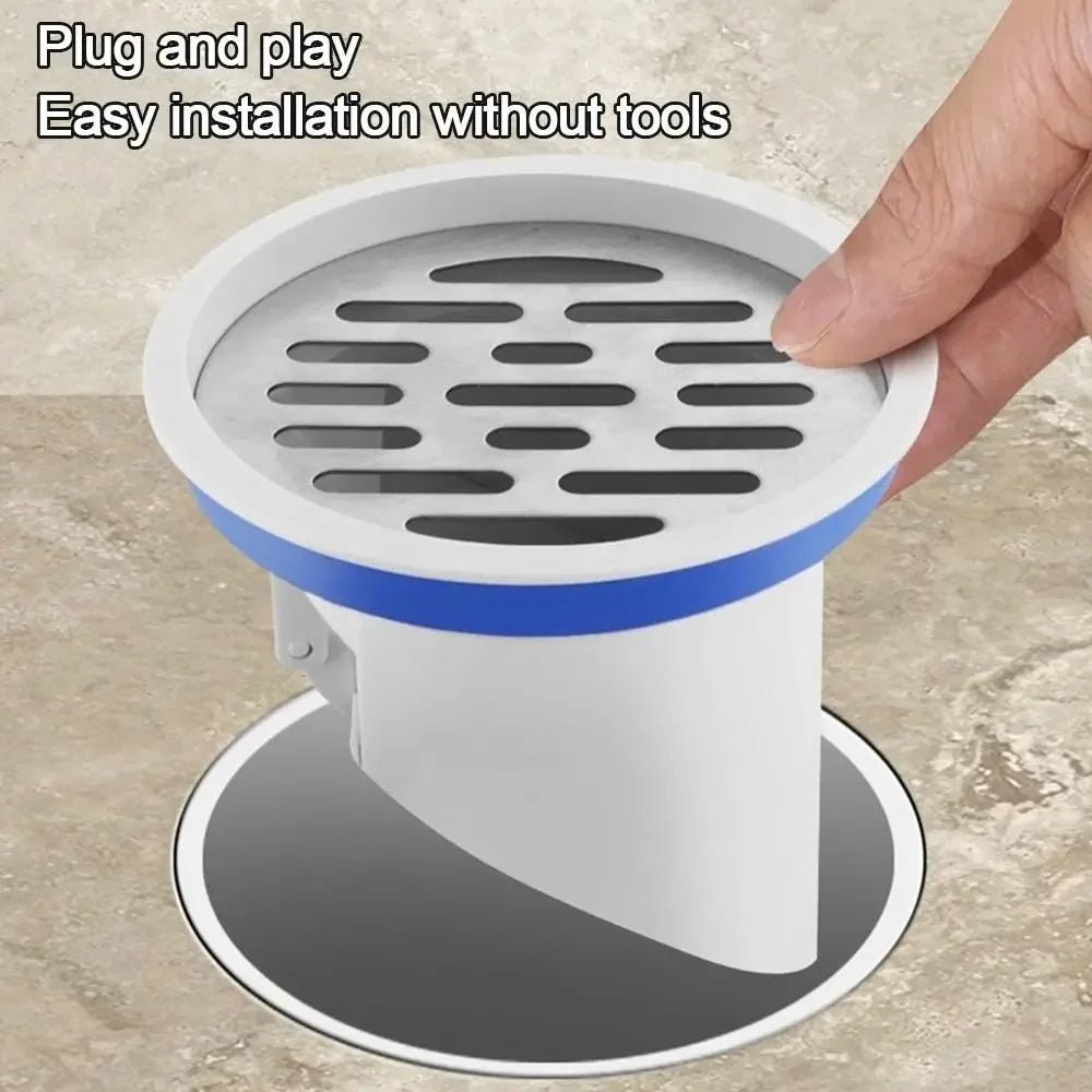 Anti-leak Drainage Pipe Floor Drains Floor Outlet Odor-resistant Insect-proof Roof Cover Automatic Closing Replacement Oasis Select