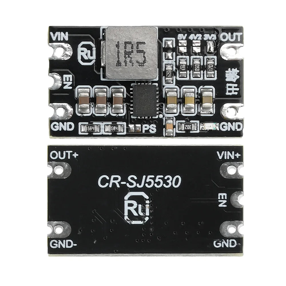 DC-DC Boost Buck Module 1.8-5.5V to 3.3V 4.2V 5V 3A Adjustable Output Low Ripple Step Up Step Down Constant Voltage Module Oasis Select Default Title