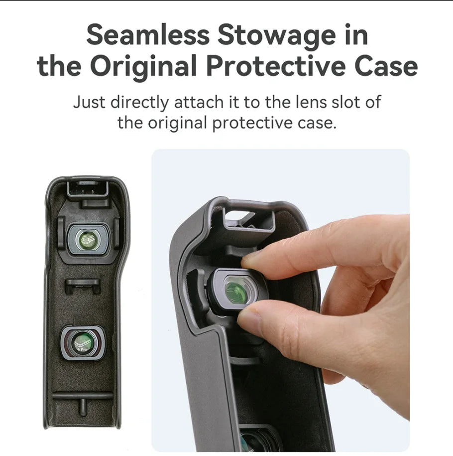 Magnetic Wide Angle & Macro Lens for DJI Osmo Pocket 3/4