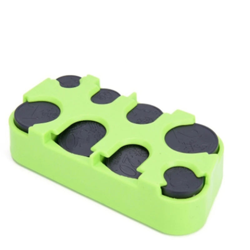Mini Euro Coin Dispenser Car Storage Coin Wallet Savings Box for Euro Coin Bank Coin Holder Case Plastic Storage Boxes Oasis Select green