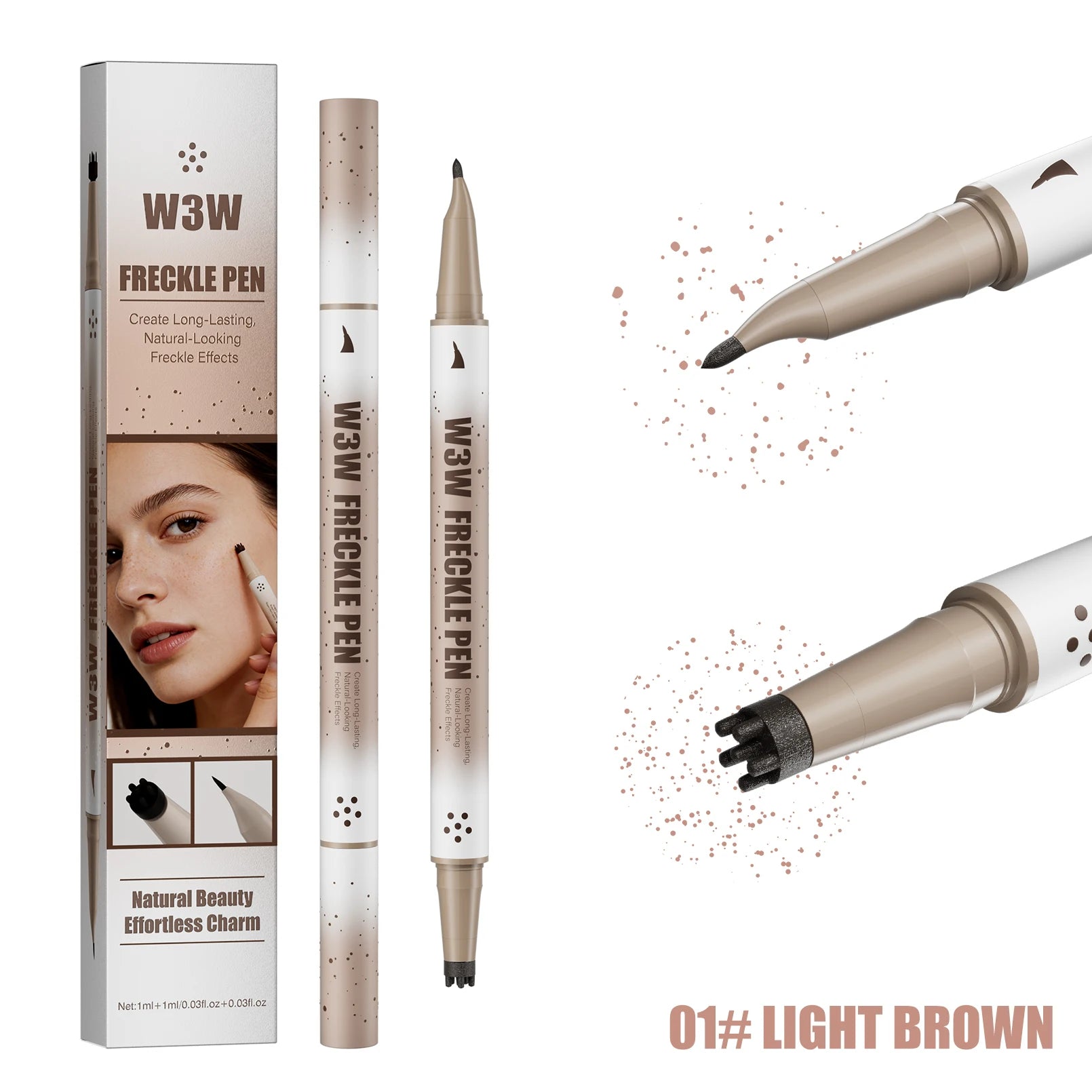 W3W Realistic Freckle Makeup Pen | Waterproof Stamp Dot