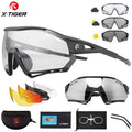 X-TIGER Photochromic Sports Sunglasses Bike Cycling Glasses Polarized UV400 Riding Driving Baseball Running Fishing Eyewear Oasis Select Colors 01