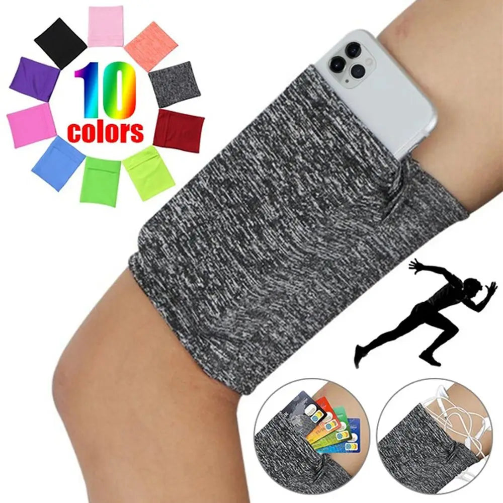 Wrist Arm Running Sport Bag Elastic Mobile Phone Armband Sports Pouch Fitness Running Gym Bags For Women Men Run Exercise Bag Oasis Select